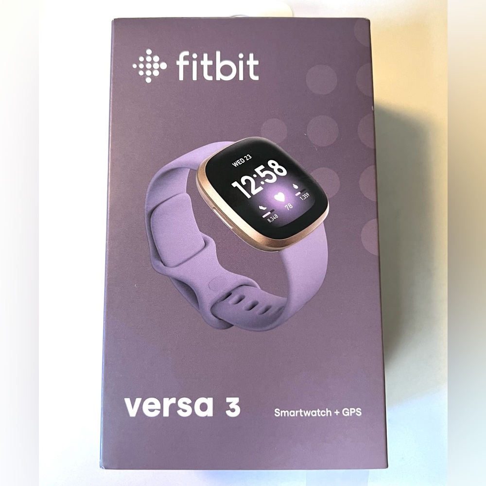 Fitbit Versa 3 smartwatch + GPS color lilac